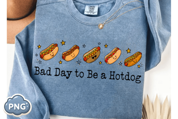 Download Bad Day to Be a Hotdog Png, Hot Dog Shir - Hot dog Collection