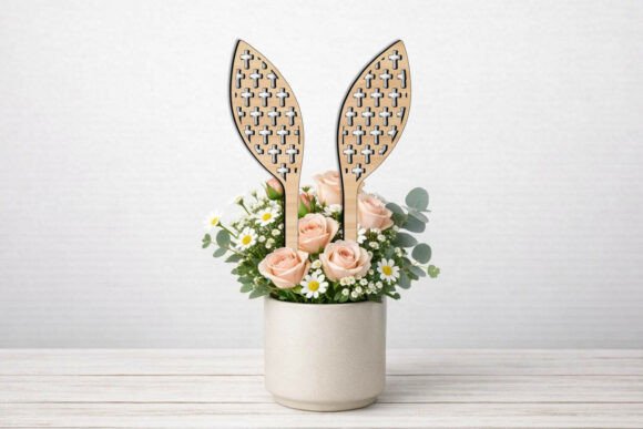 Download Crosses SVG Easter Bunny Ears Planter - Ears Collection