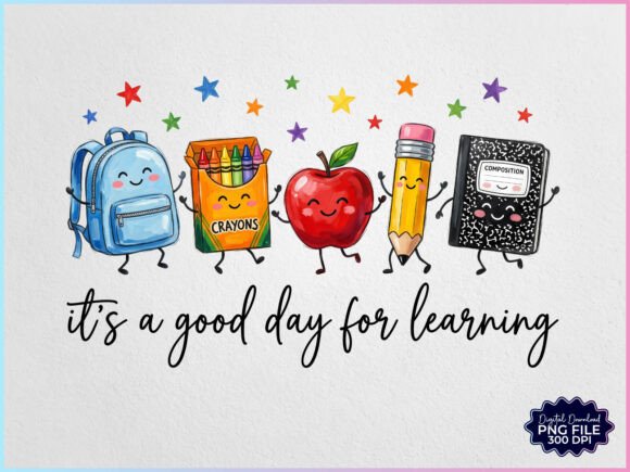 Download It's a Good Day for Learning PNG - Learning Collection