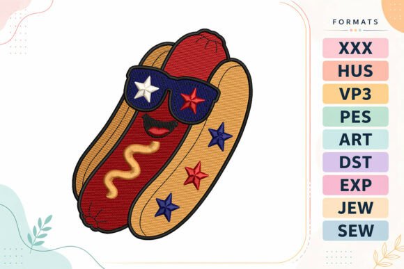 Download Patriotic Hot Dog 4th of July - Hot dog Collection