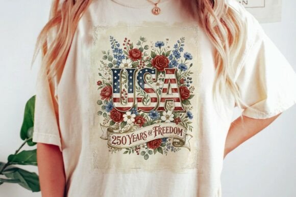 Download Usa 250 Years Freedom Floral Art - Ears Collection