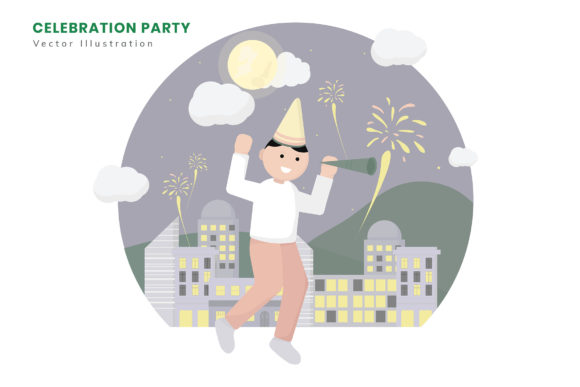 Download Celebration Party Flat Vector Illustrati - Celebration party Collection