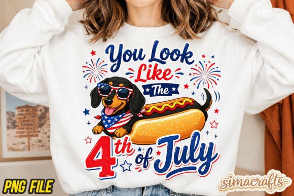 Download Dachshund 4th of July, Hot Dog, USA PNG - Hot dog Collection