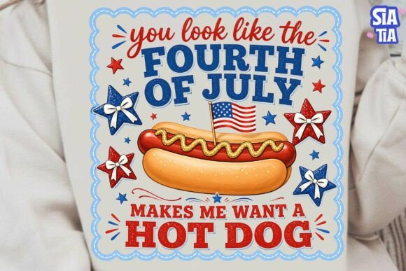 Download Fourth of July Hot Dog PNG Sublimation - Hot dog Collection