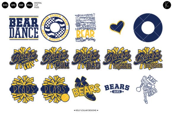 Download Bears Dance Team Bundle - Ears Collection