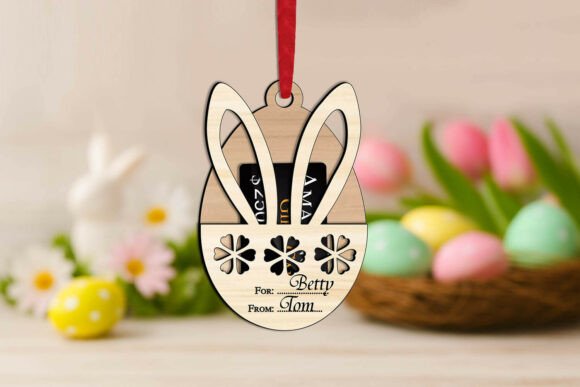 Download Rabbit Ears SVG Happy Easter Gift Card - Ears Collection