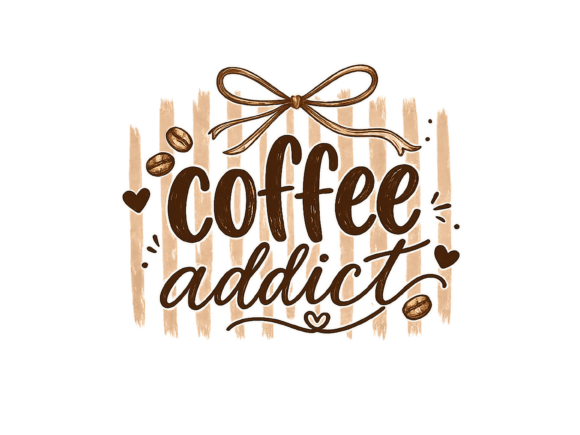Download Striped Coquette Bow Coffee PNG - Coffee png Collection