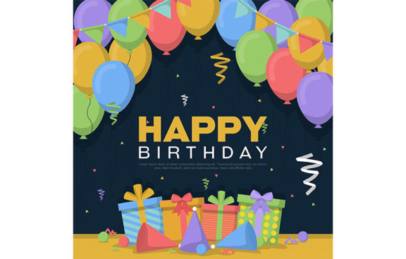 Download Happy Birthday Celebration Party Balloon - Premium Bundle