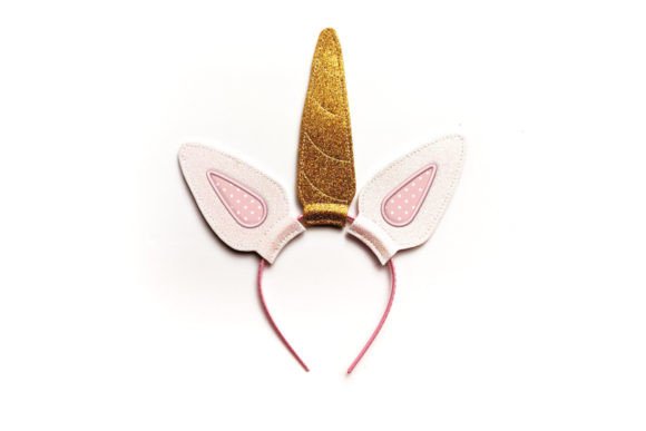 Download Unicorn Horn &amp; Ears ITH Headband Slider - Ears Collection